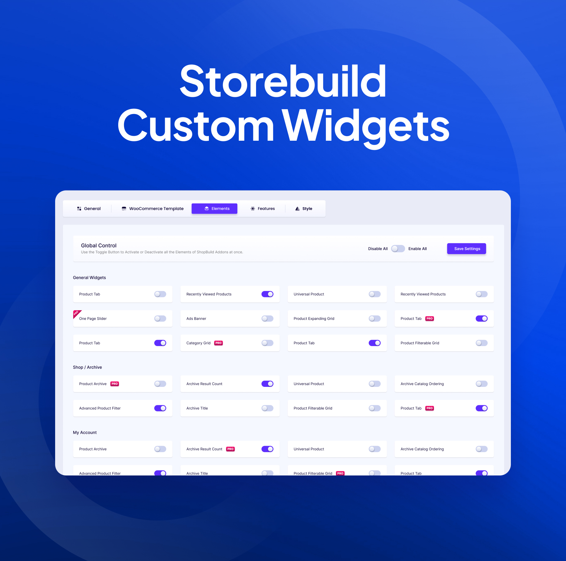 StoreBuild – WooCommerce Builder für Elementor