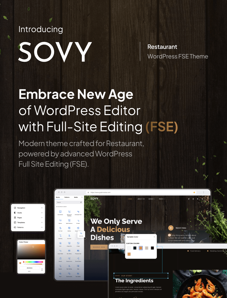 Sovy – Restaurant FSE WordPress Theme – 4