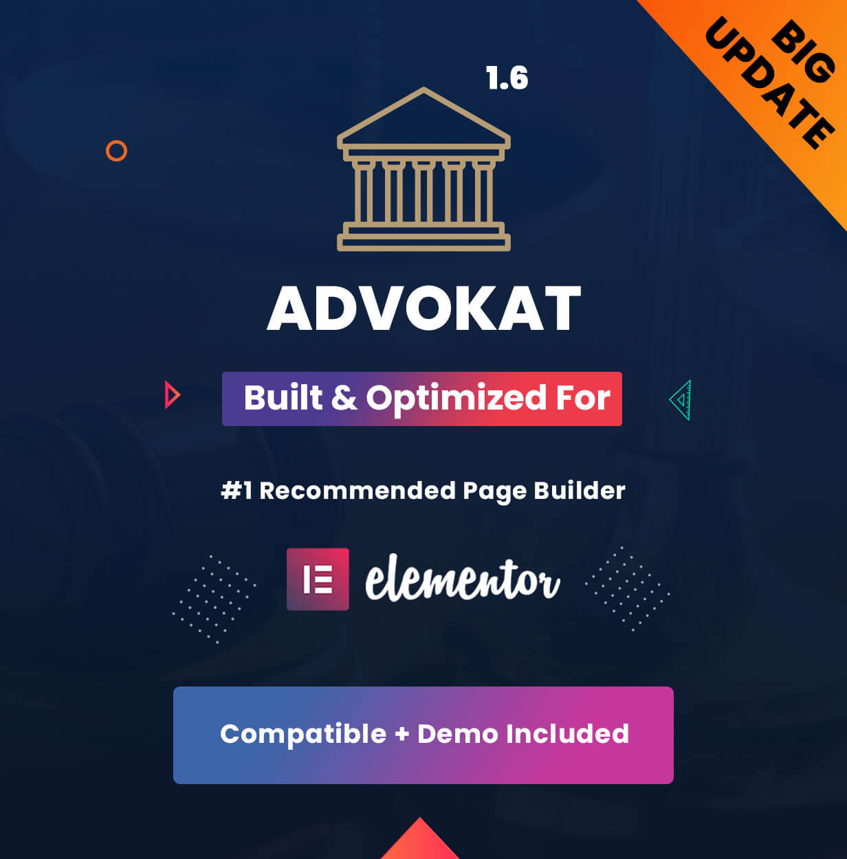 Advokat - Anwalt und Anwaltskanzlei WordPress Theme - 1