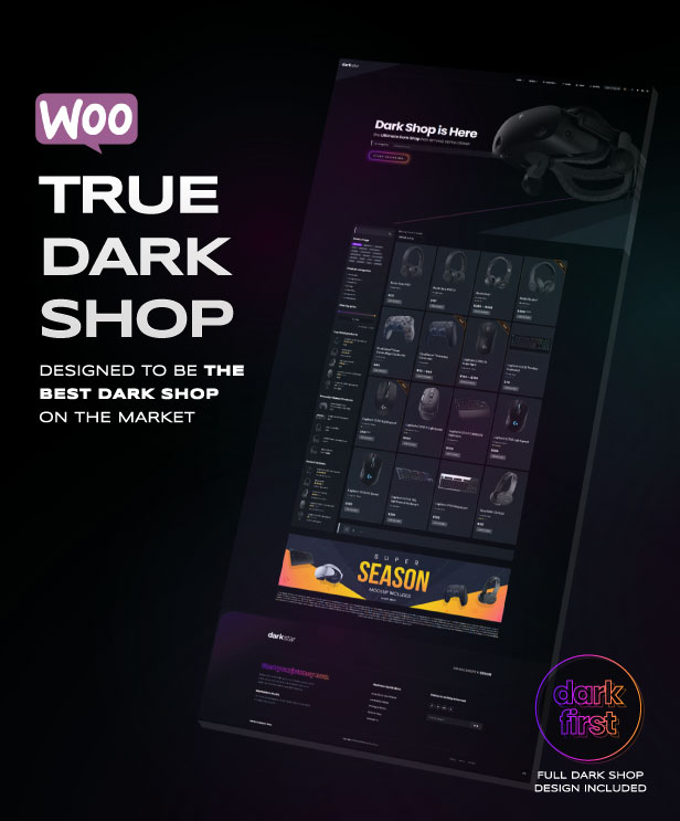 Darkstar - Dark Mehrzweck Woocommerce Elementor WordPress Theme - 3