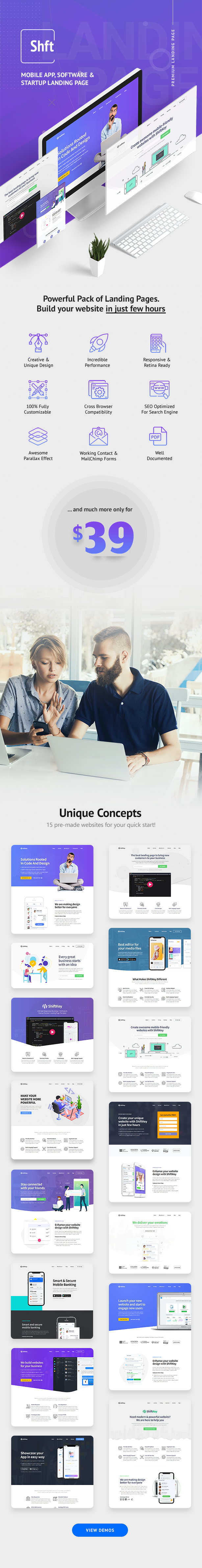 Shiftkey – Corporate Digital SEO Marketing Landing Pages WordPress Theme – 3