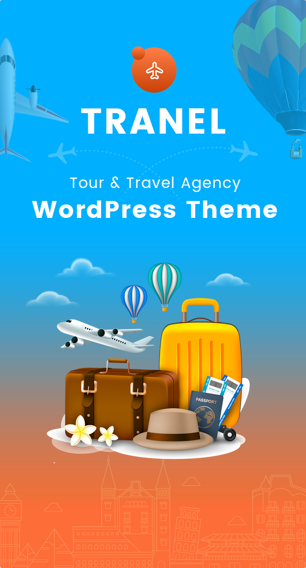 Tranel – WordPress-Theme für Reise- und Reisebüros – 1