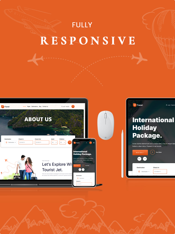 Tranel – WordPress-Theme für Reise- und Reisebüros – 5