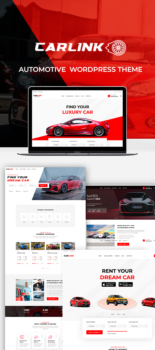 Carlink - Automotive WordPress -Thema - 1