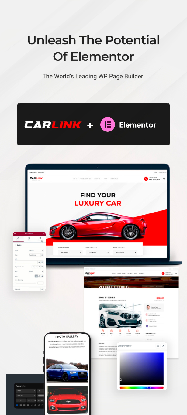 Carlink - Automotive WordPress -Thema - 2