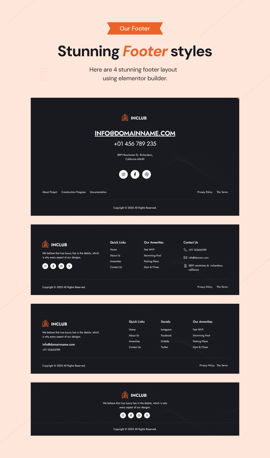 Inclub - einzelne Eigenschaft WordPress Theme - 8