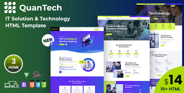 Quantech - IT Solutions & Technology WordPress Theme - 6