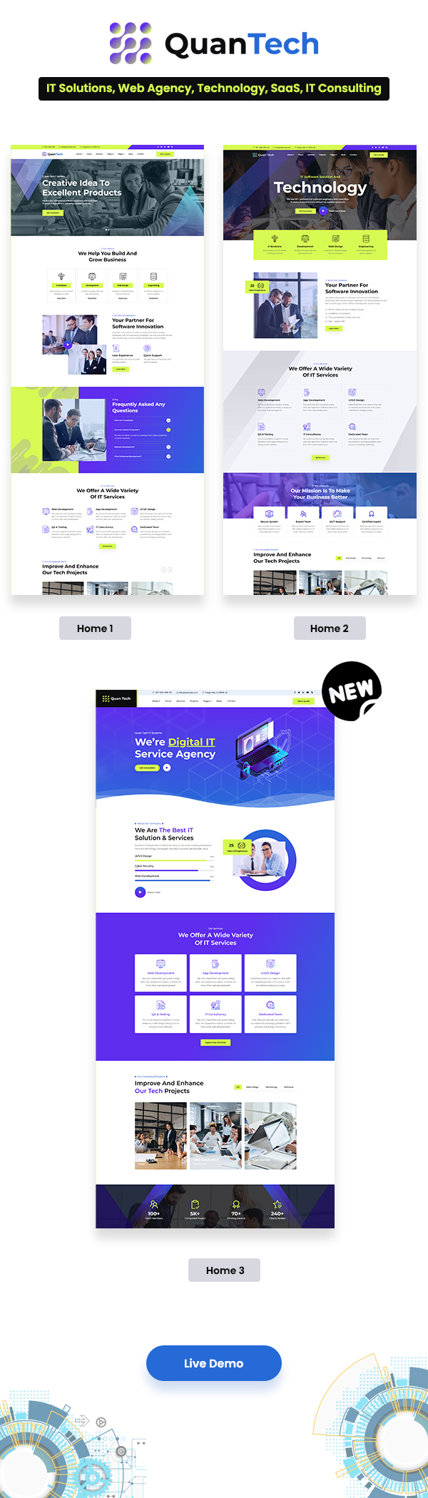 Quantech - IT Solutions & Technology WordPress Theme - 2